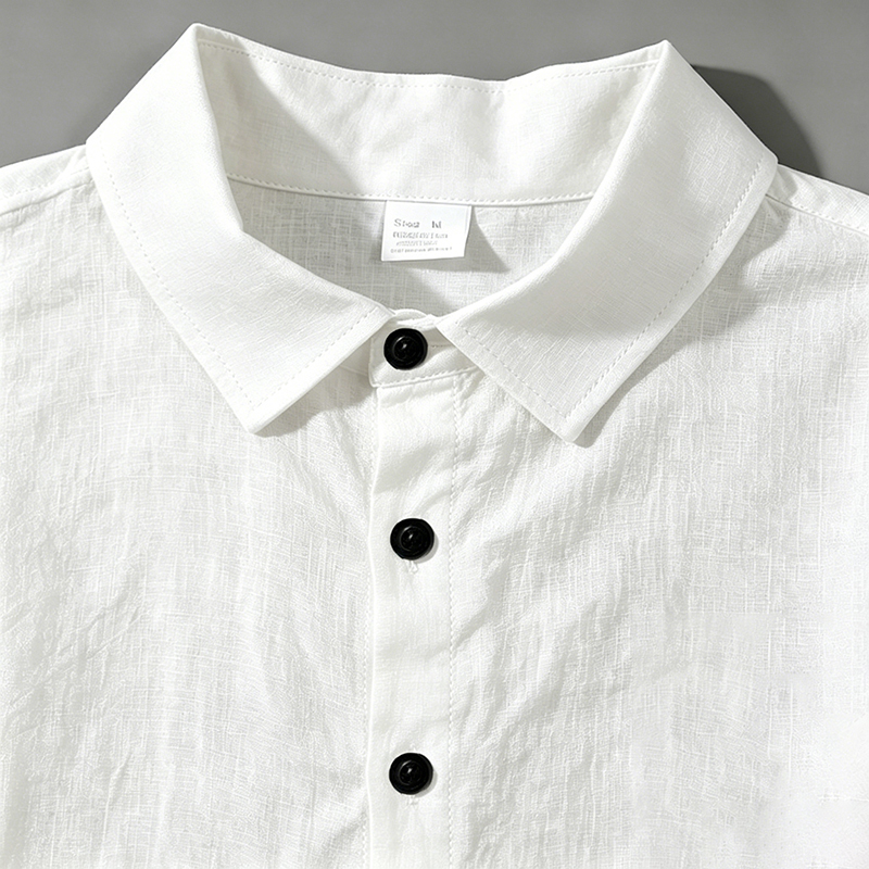Men Linen Two Piece Outfit Sho - Linen Shirt Breathable ulasan dan harga