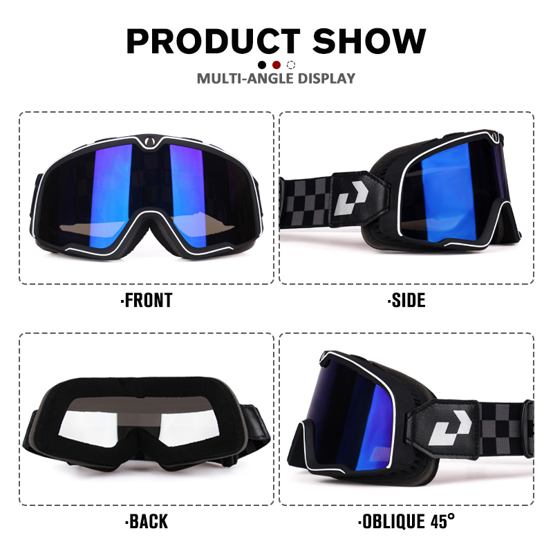 Bicycle Goggles Leather Windsh - Sunglass Retainer Cord ulasan dan harga