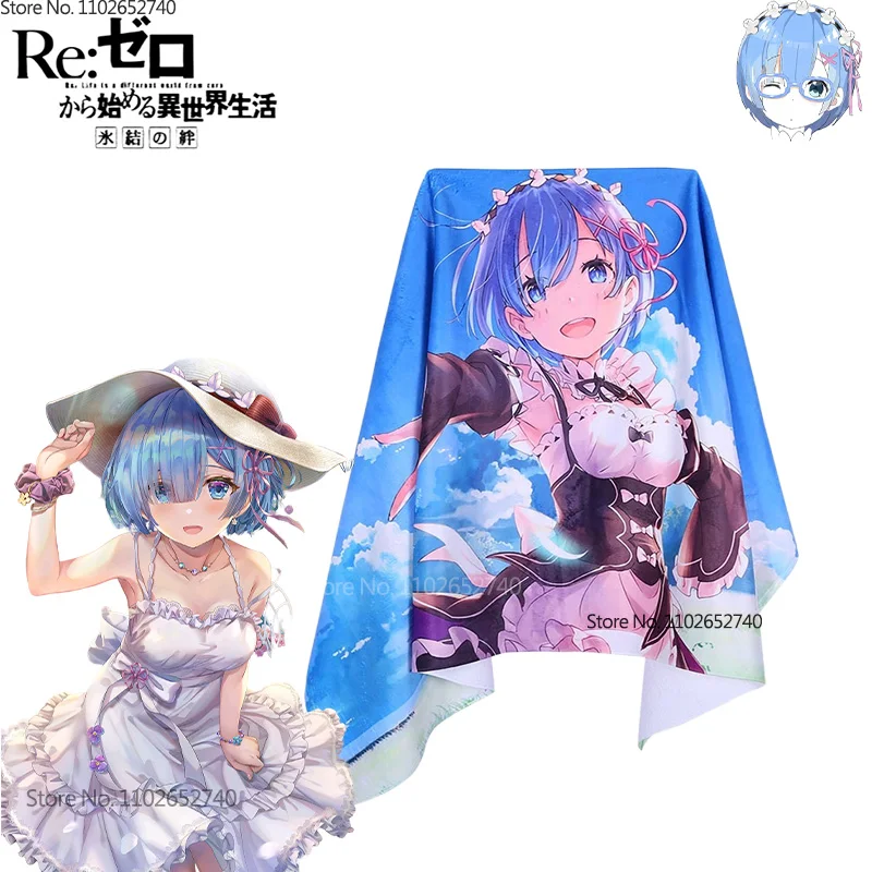 2024 Re:Life In A Different Wo - Beach Towel Large ulasan dan harga