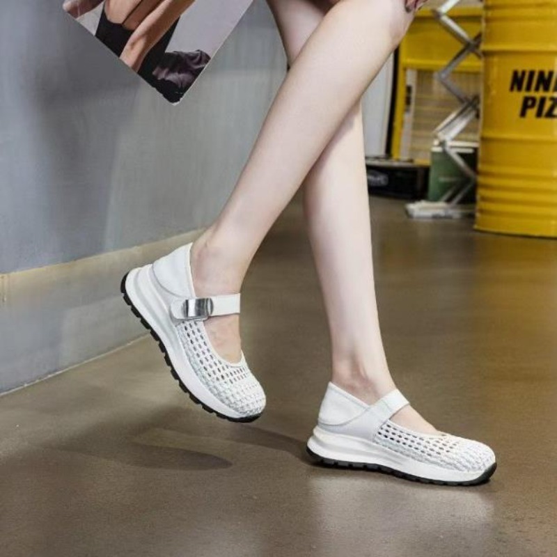 Women's Genuine Leather Braide - Espadrille Slip On ulasan dan harga