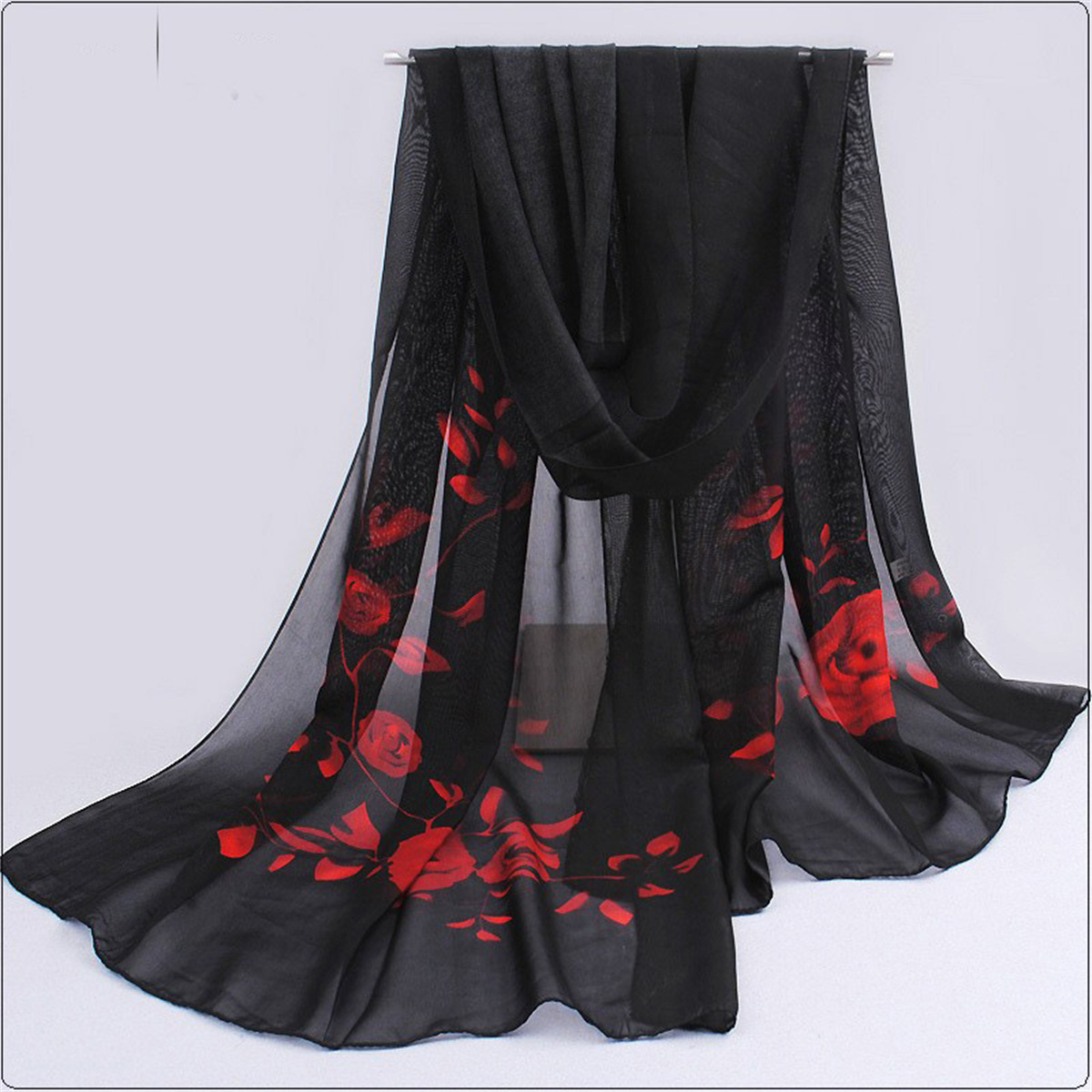 1pcs Chiffon Scarf Simple Eleg - Beach Towel Large ulasan dan harga
