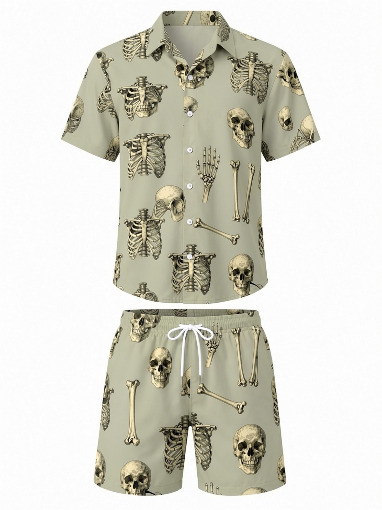 Mens Floral Short Sleeve Shirt - Resort Shirt Floral ulasan dan harga