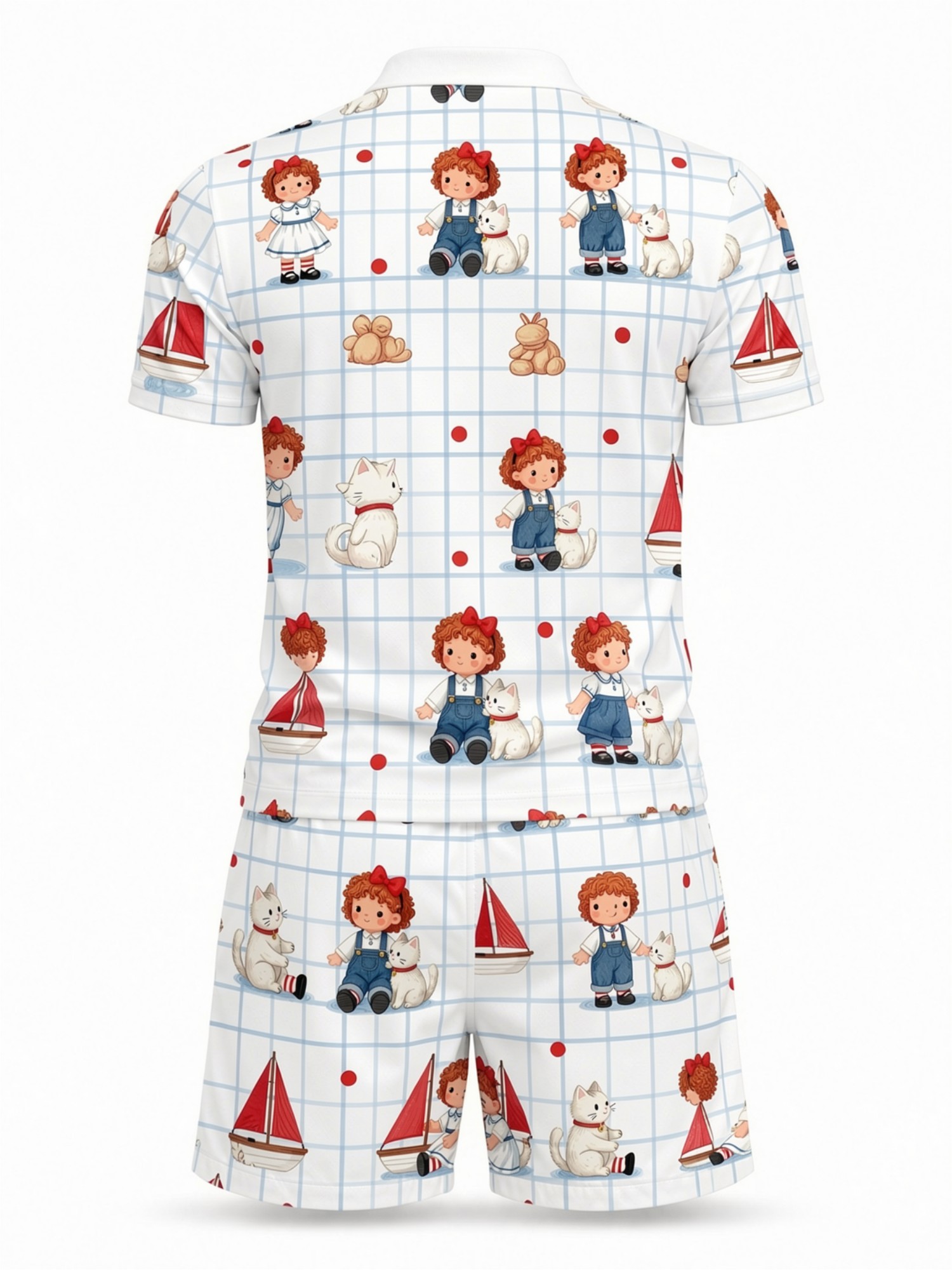 Mens Short Sleeve Polo Shirt a - Resort Shirt Floral ulasan dan harga